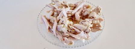 португальский куриный суп с лимоном и мятой. Шаг 12