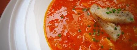 пряный томатный суп с рыбой и перцем чили. Шаг 4