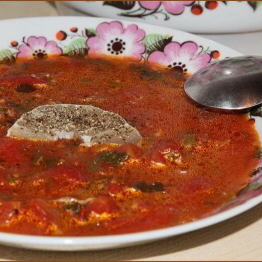 Пряный томатный суп