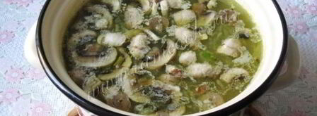 рассольник с грибами. Шаг 8