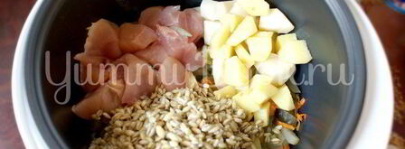 рассольник в мультиварке. Шаг 2