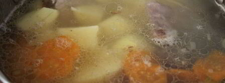 рисовый суп с бараниной и курицей. Шаг 6