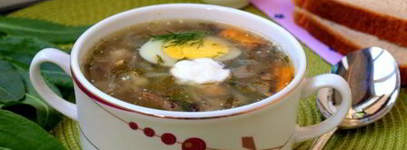 щавелевый суп с капустой и шампиньонами. Шаг 6