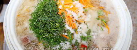 щи из квашеной капусты в мультиварке. Шаг 9