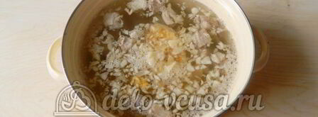 щи из квашеной капусты. Шаг 2