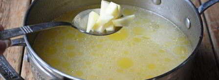 щи из щавеля на курином бульоне. Шаг 5