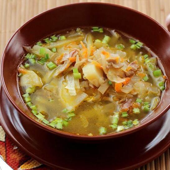 Рецепт щи из свежей капусты в мультиварке