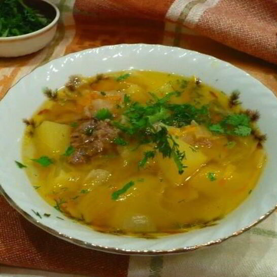 Рецепт щи с тушенкой