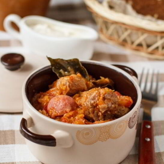 Рецепт капустная солянка с мясом