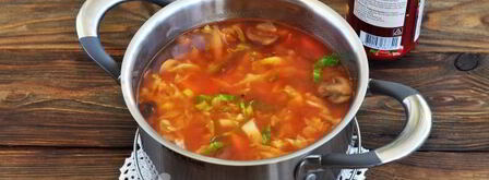 постная солянка из свежей капусты. Шаг 10