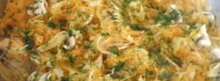 солянка из свежей капусты с грибами. Шаг 8