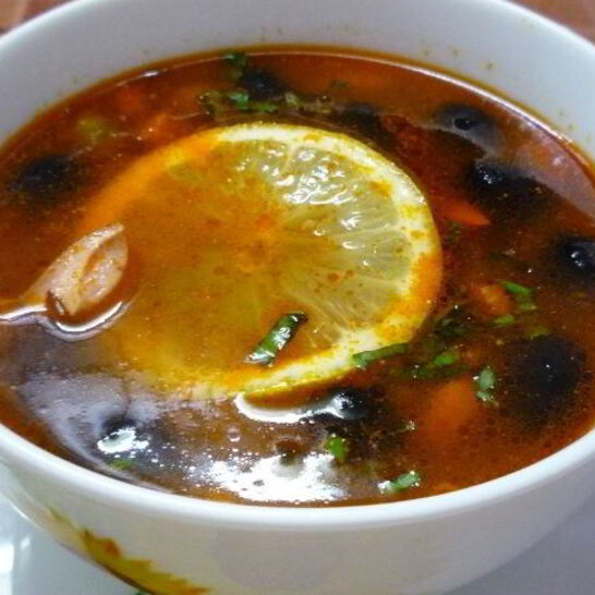 Рецепт солянка из зеленых помидор