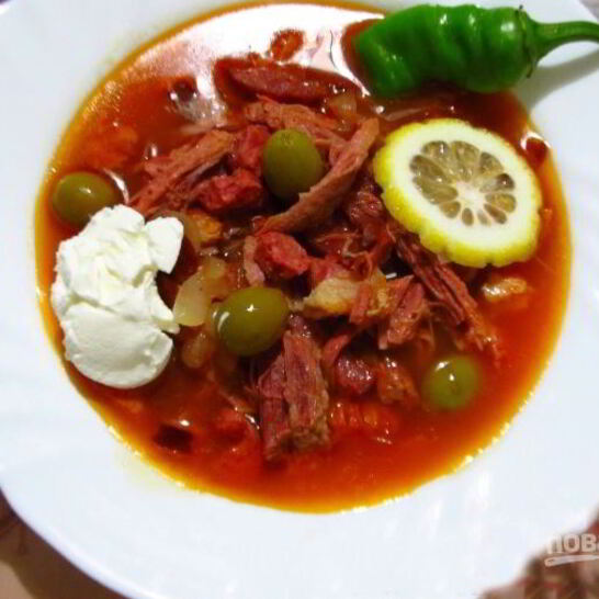 Рецепт солянка московская