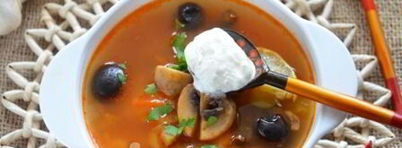 солянка с грибами. Шаг 10