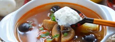 солянка с грибами. Шаг 11