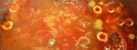 солянка с креветками. Шаг 17