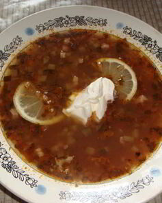 Солянка сборная мясная