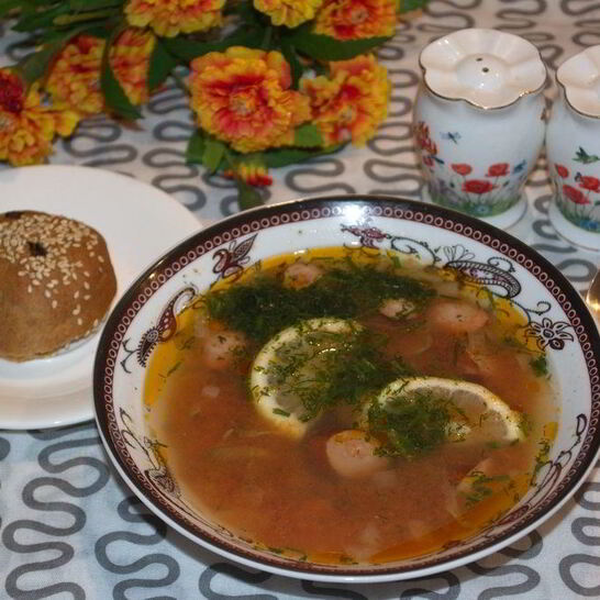 Рецепт солянка сборная с колбасой