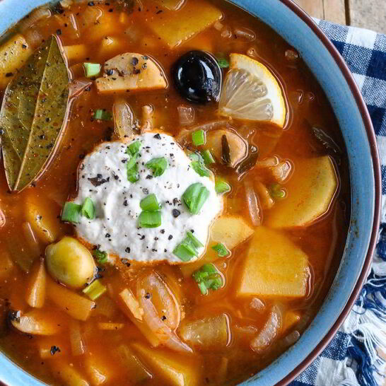 Рецепт суп грибная солянка