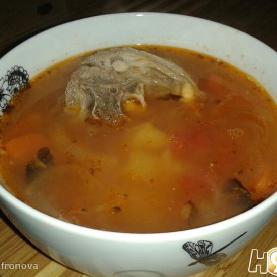 Рецепт супа иза баранин с помидорами и рисома