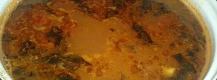 суп из баранины с помидорами и рисом. Шаг 9