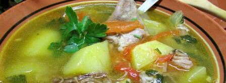 суп из бараньих ребрышек с чечевицей. Шаг 10