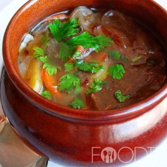 Рецепт суп из маслят