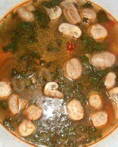 Суп из мидий без картошки