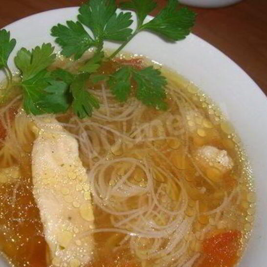 Рецепт суп китайский с рисовой лапшой