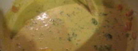 суп-крем сырный с курицей. Шаг 4