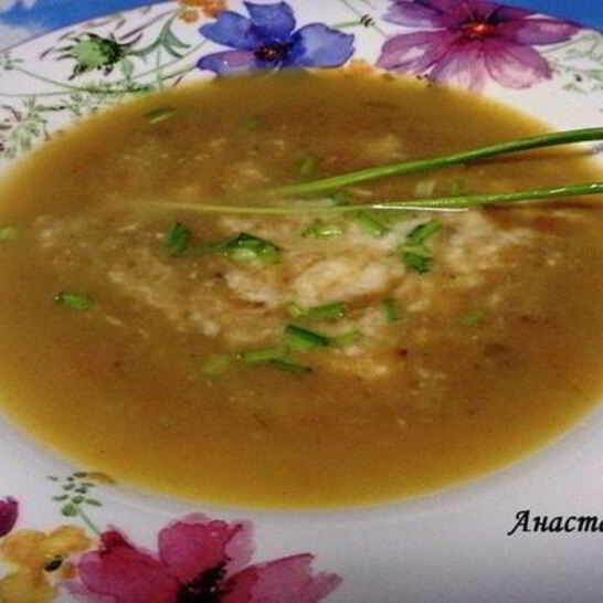 Рецепт бархатистый каштановый суп-пюре с сельдереем