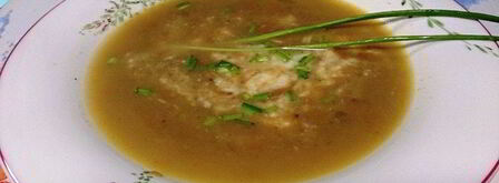 бархатистый каштановый суп-пюре с сельдереем. Шаг 6