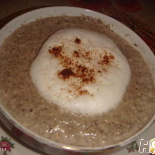 Рецепт грибной суп-пюре капучино