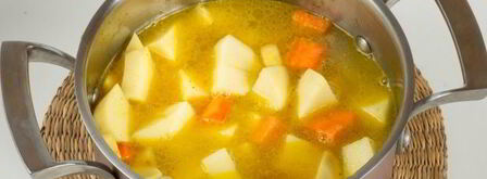 картофельный суп-пюре с корнем сельдерея. Шаг 8