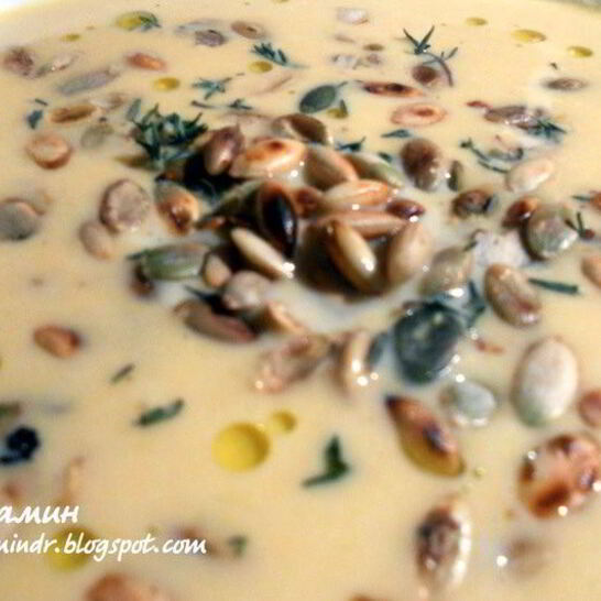 Рецепт кукурузный суп-пюре с бататом