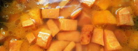 кукурузный суп-пюре с бататом. Шаг 2