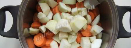 морковный суп-пюре с грушей. Шаг 6