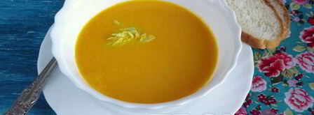 морковный суп-пюре с имбирем. Шаг 5