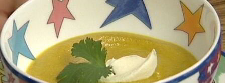 морковный суп-пюре с кориандром. Шаг 7