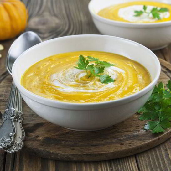 Рецепт нежный суп-пюре из тыквы