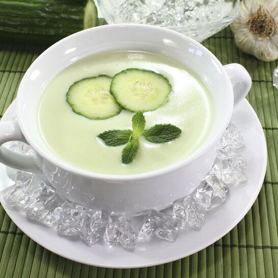 Рецепт огуречный суп-пюре