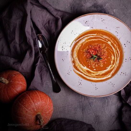 Рецепт острый тыквенный суп-пюре