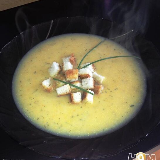 Рецепт овощной суп-пюре со сливками