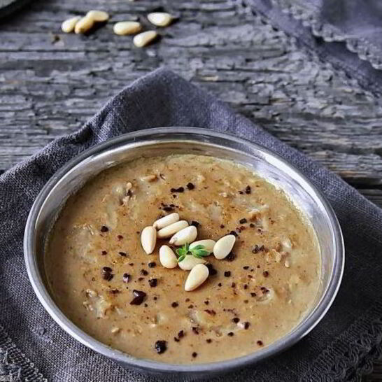 Рецепт постный грибной суп-пюре