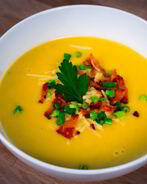 Пряный суп-пюре из тыквы