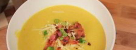 пряный суп-пюре из тыквы. Шаг 6