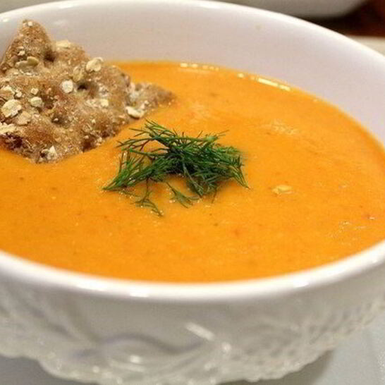 Рецепт суп-пюре из баклажанов со сливками