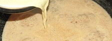 суп-пюре из белых грибов в блендере. Шаг 5