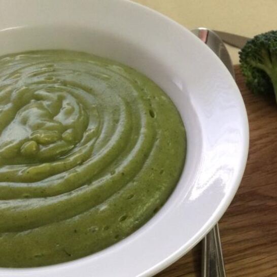 Рецепт суп-пюре из брокколи постный