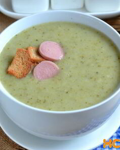 Суп-пюре из брокколи со сливками